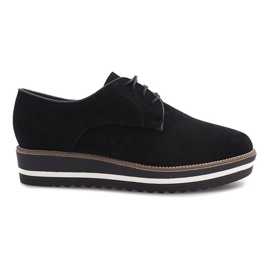 Scarpe stringate nere di Paulette nero