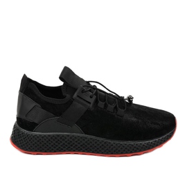 Scarpe sportive da uomo nere GM807 nero