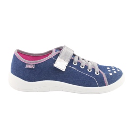 Scarpe per bambini Befado 251Q109 blu rosa grigio