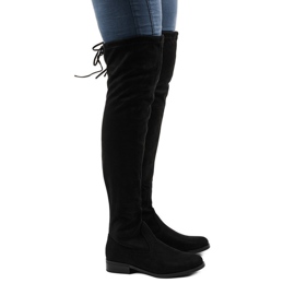 Stivali da donna in camoscio 8926 nero