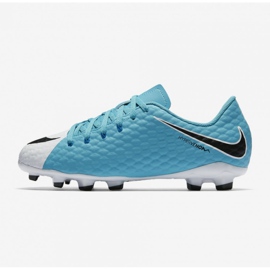 Scarpe Nike Hypervenom Phelon Iii Fg Jr 852595 104 blu