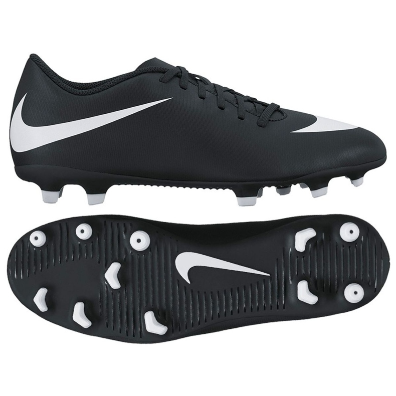 Nero Nike Bravatia Ii Fg M 844436-001 scarpe da calcio