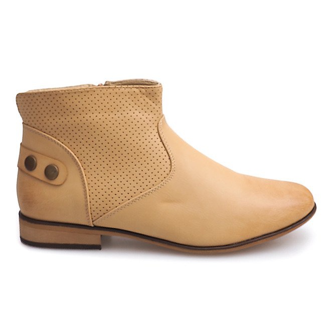 Stivali eleganti, scarpe CM06 Beige