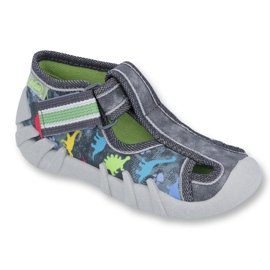 Scarpe per bambini Befado 190P089 grigio multicolore