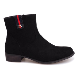 Stivaletti in pelle scamosciata Jodhpur 8H8588 Nero