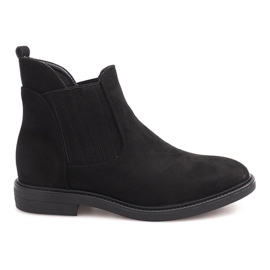 Stivali Scamosciati Con Elastico 1541 Nero