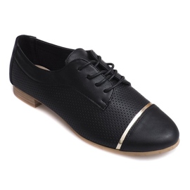 Scarpe jazz traforate da donna 6-154 nere nero