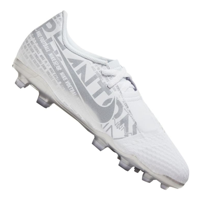 Nike Phantom Vnm Academy Fg Jr AO0362-100 scarpe da calcio bianca bianca