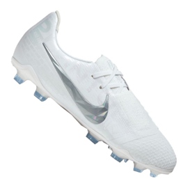 Scarpe da calcio Nike Phantom Vnm Elite Fg Jr AO0401-100 bianca bianca