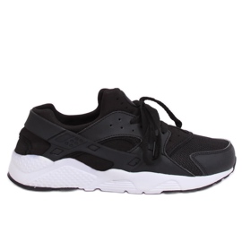 613 NERO/BIANCO scarpe sportive nere