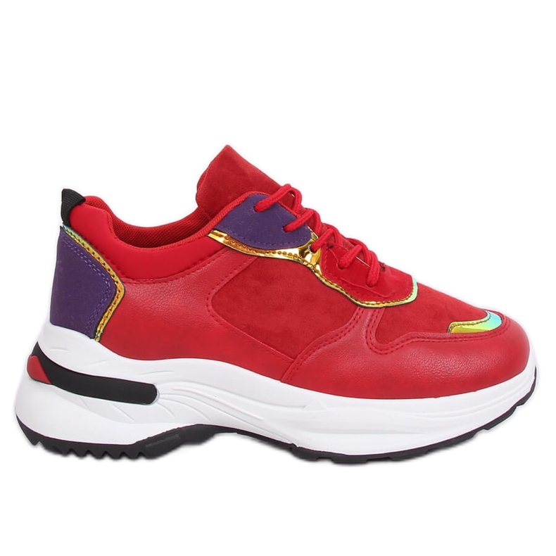 Rosso CB-19056 Scarpe sportive rosse