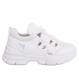 Bianco CB19080 Scarpe sportive bianche