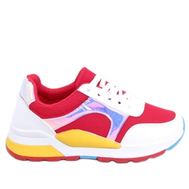 Scarpe sportive da donna multicolore 19017 Red