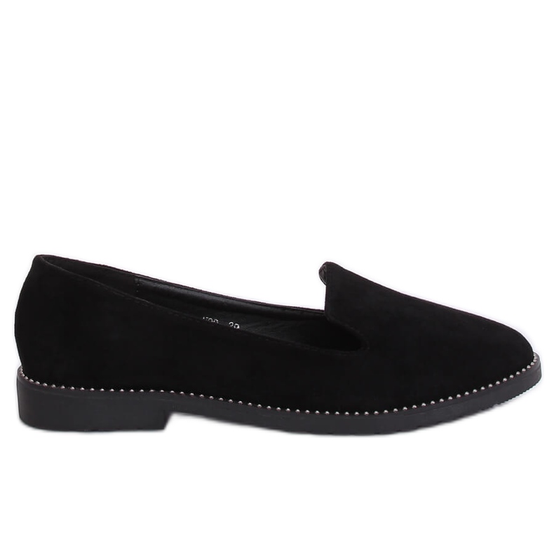 Mocassini neri lordsy N90 Black nero