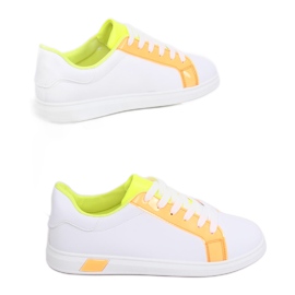 Sneakers da donna W-3116 Arancione bianca giallo