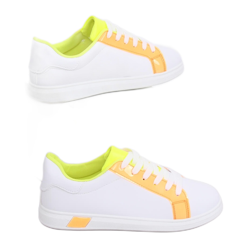Sneakers da donna W-3116 Arancione bianca giallo