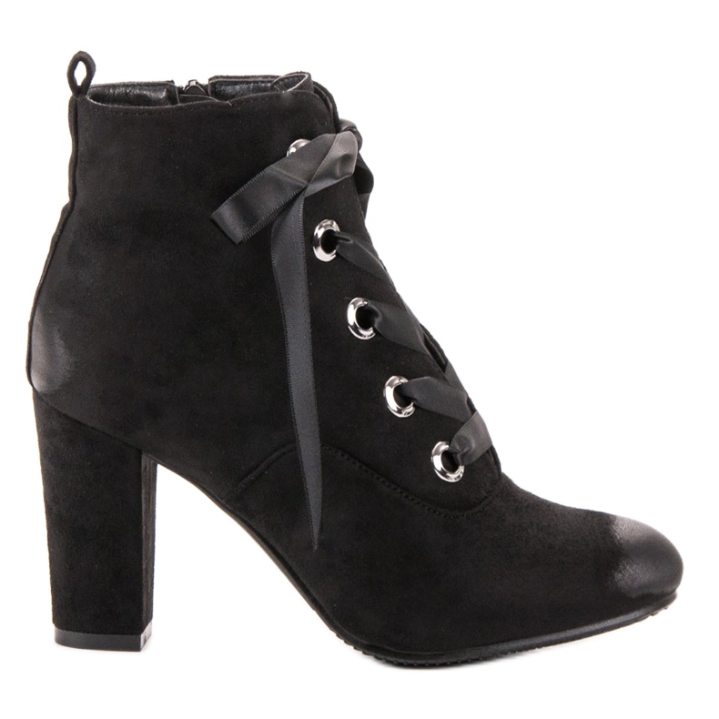 Vinceza Stivali in camoscio nero
