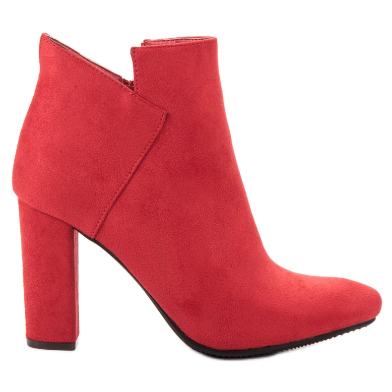 Vinceza Stivali sexy in pelle scamosciata rosso