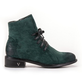 Vinceza Stivali da donna verde scuro