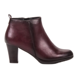 Vinceza Stivali con tacco basso rosso