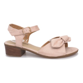 Sandali con tacco alto color carne di Noemia beige