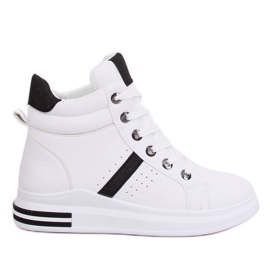 Sneakers bianche CB-19078 BIANCHE/NERE bianca