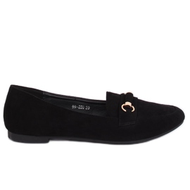 Mocassini da donna neri 99-259 Black nero