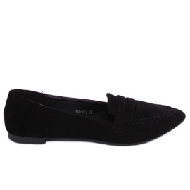 Mocassini da donna neri 99-262 Black nero