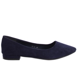 Ballerine con punta a mandorla blu navy RC-76 Navy