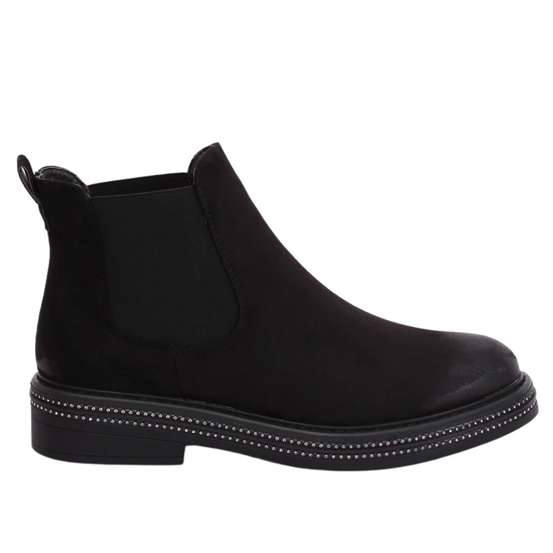 Stivaletti Chelsea neri da donna WY-2842 Black nero