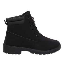 Stivali in legno da donna neri W-3033 Black nero