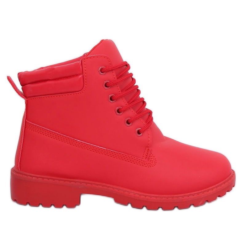 Stivali in legno da donna rossi W-3033 Red rosso