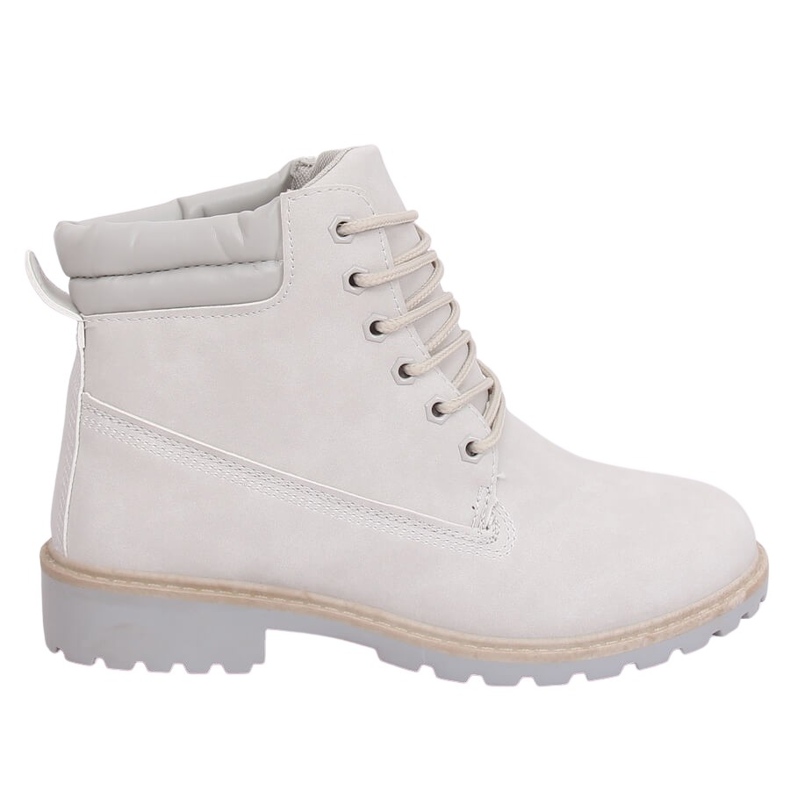 Stivali grigi in legno per donna W-3033 Grigio