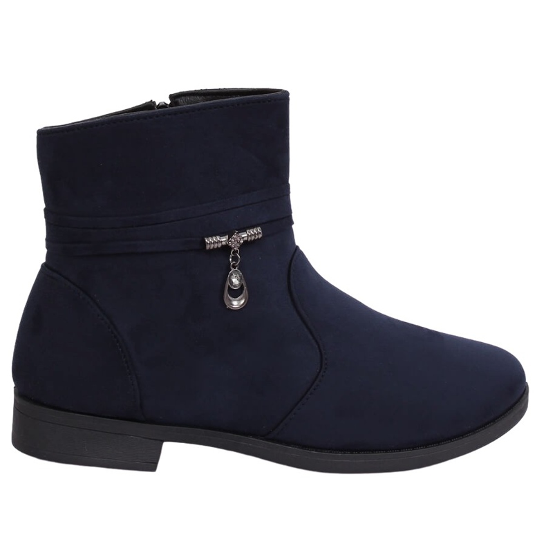 Stivali da donna scamosciati blu navy MP-53 Blue