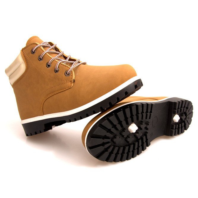 Trappers cammello 483 con alto isolamento in pelliccia marrone