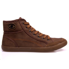 Sneakers Alte 201 Cammello marrone