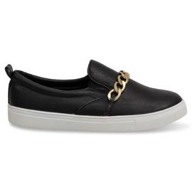 Sneakers Slip On L-57 Nero