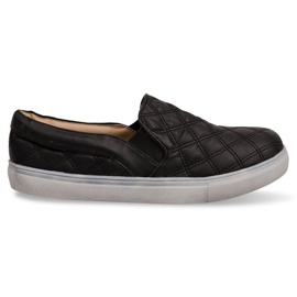 Slip-On trapuntato 9033 Sneakers Slip-On nere nero