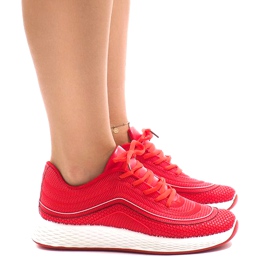 Scarpe sportive rosse G-205 rosso