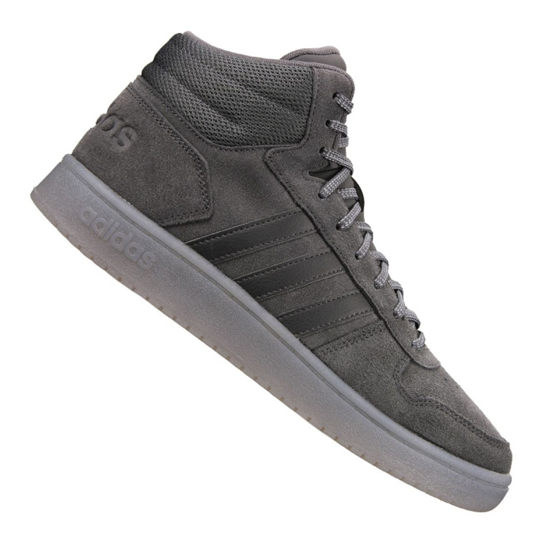 Scarpe adidas Hoops 2.0 Mid M B44635 grigio