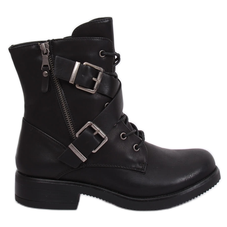 Stivali militari neri C581 Black nero