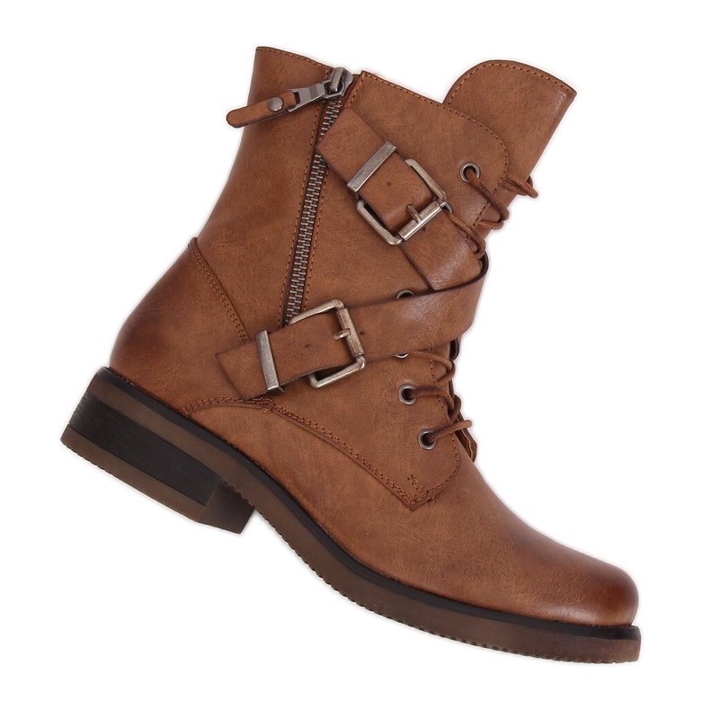 Stivali militari da lavoro cammello C581 Camel marrone