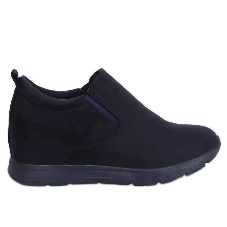 Scarpe blu navy su una zeppa nascosta ZY-7K67 Blue