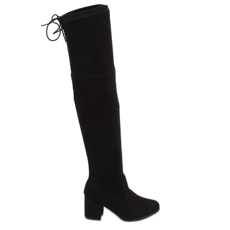 Stivali sopra il ginocchio autunno nero C-7172 Black