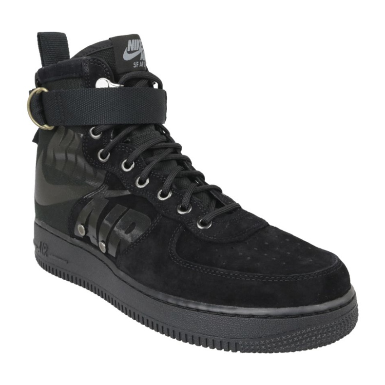 Scarpa Nike Sf Air Force 1 Mid M 917753-008 nero