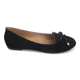 Ballerine in pizzo 921 Nere nero