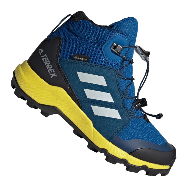 Scarpe adidas Terrex Mid Gtx Jr BC0596 nero blu verde