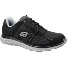 Skechers Satisfaction M 58350-BKGY Scarpe nero
