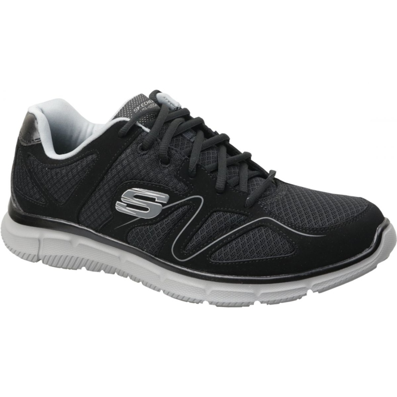 Skechers Satisfaction M 58350-BKGY Scarpe nero