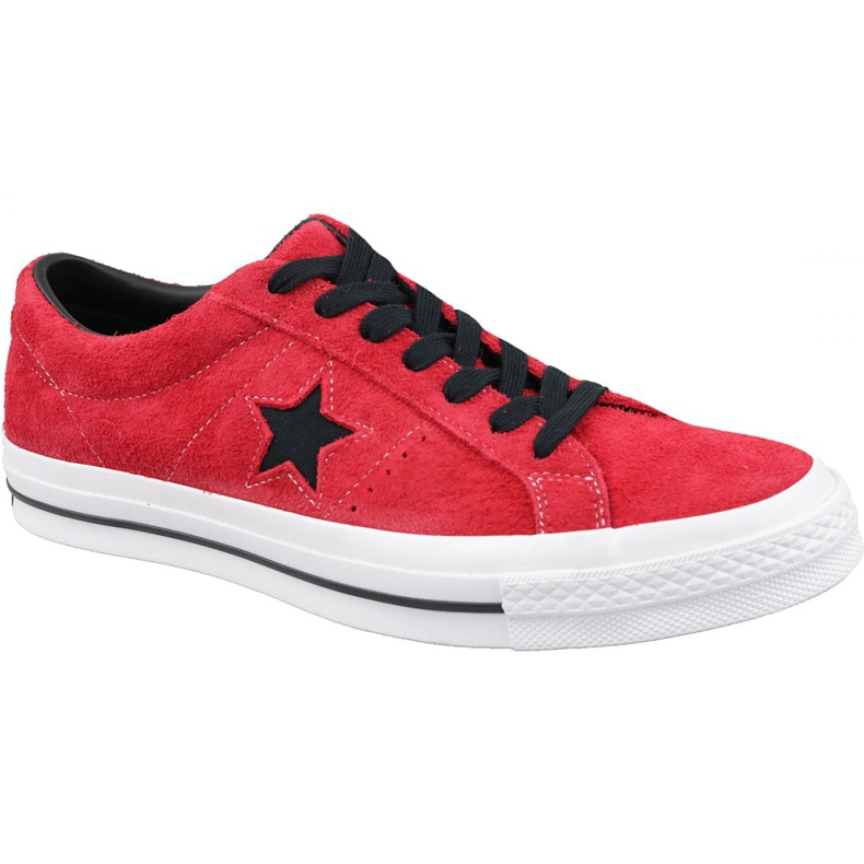 Converse One Star M 163246C scarpe rosse rosso